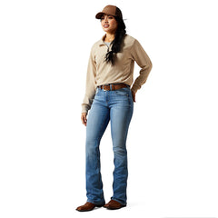 Ariat Womens High Rise Boot Cut Camellia Glendale