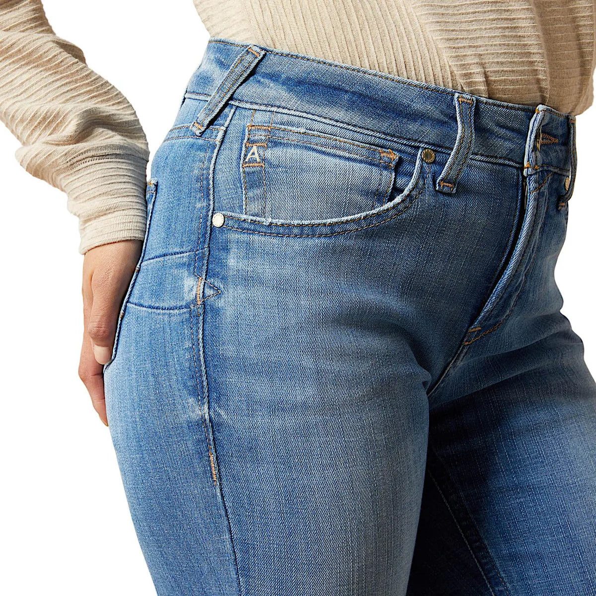 Ariat Womens High Rise Boot Cut Camellia Glendale