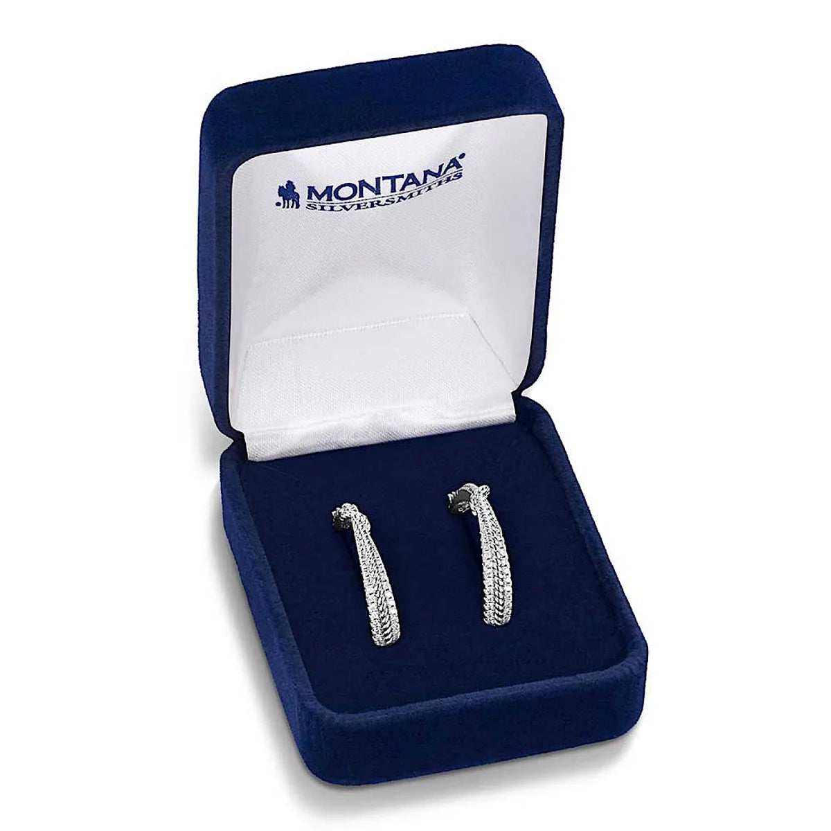 Montana Silversmiths Cowgirl Ice Hoop Earrings