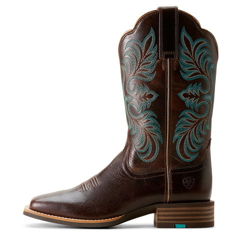 Ariat Women's Gillette Western Boot - Arizona Brown/Marble Brown