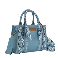 Wrangler Paisley Crossbody Tote Bag
