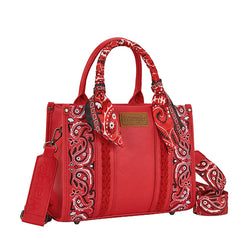 Wrangler Paisley Crossbody Tote Bag