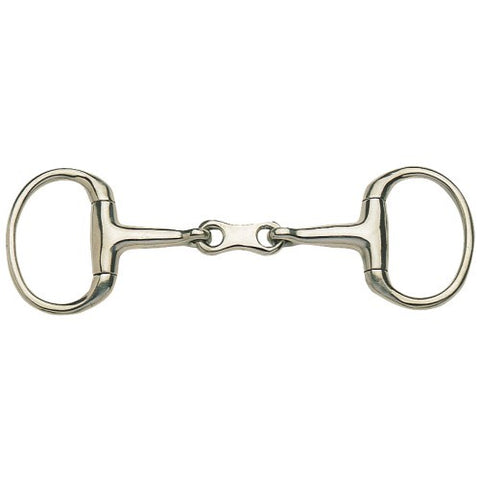 Eggbutt Snaffle w/French Mouth & Round Rings