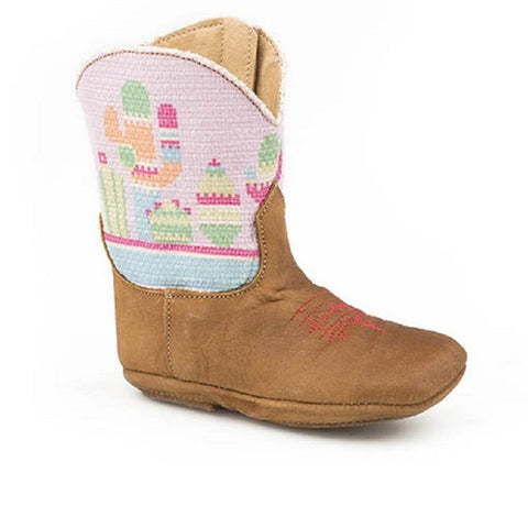 Roper Infant Cowbaby Colourful Cactus Boots