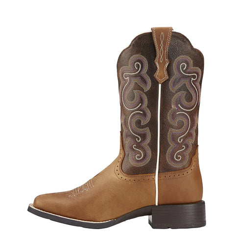 Ariat Womens Quickdraw Boots Badlands Brown/Wicker