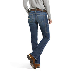 Ariat Womens Rebar Mid-Rise Durastretch Riviter Nightride Jeans