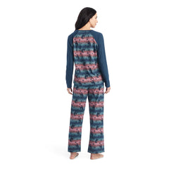 Ariat Women's Pajama Set Bucking Serape