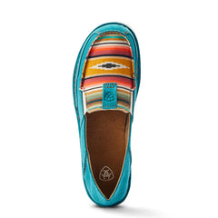 Ariat Womens Cruiser Teal Suede/Turquoise Serape