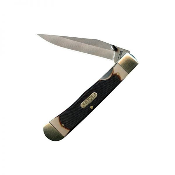 Shrade Old Timer Pocket Knife - Lockback with Slide Clip