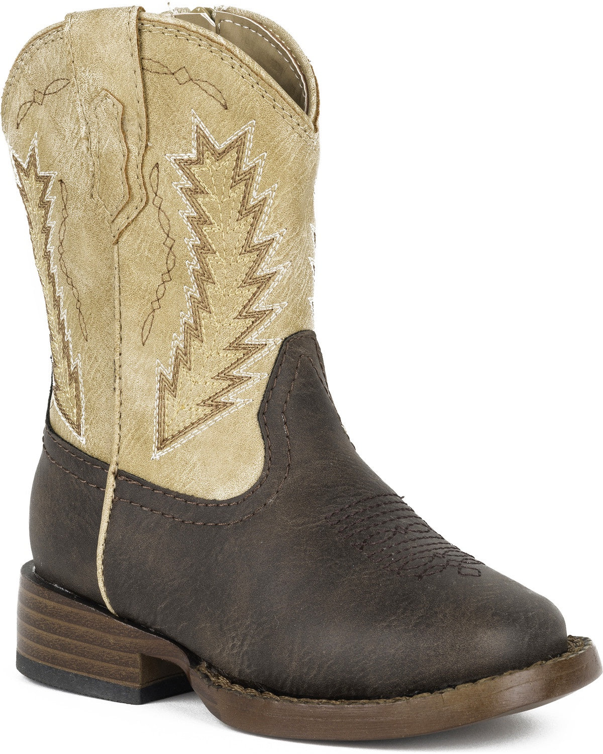 Roper Toddler Billy Brown/Cream Boots
