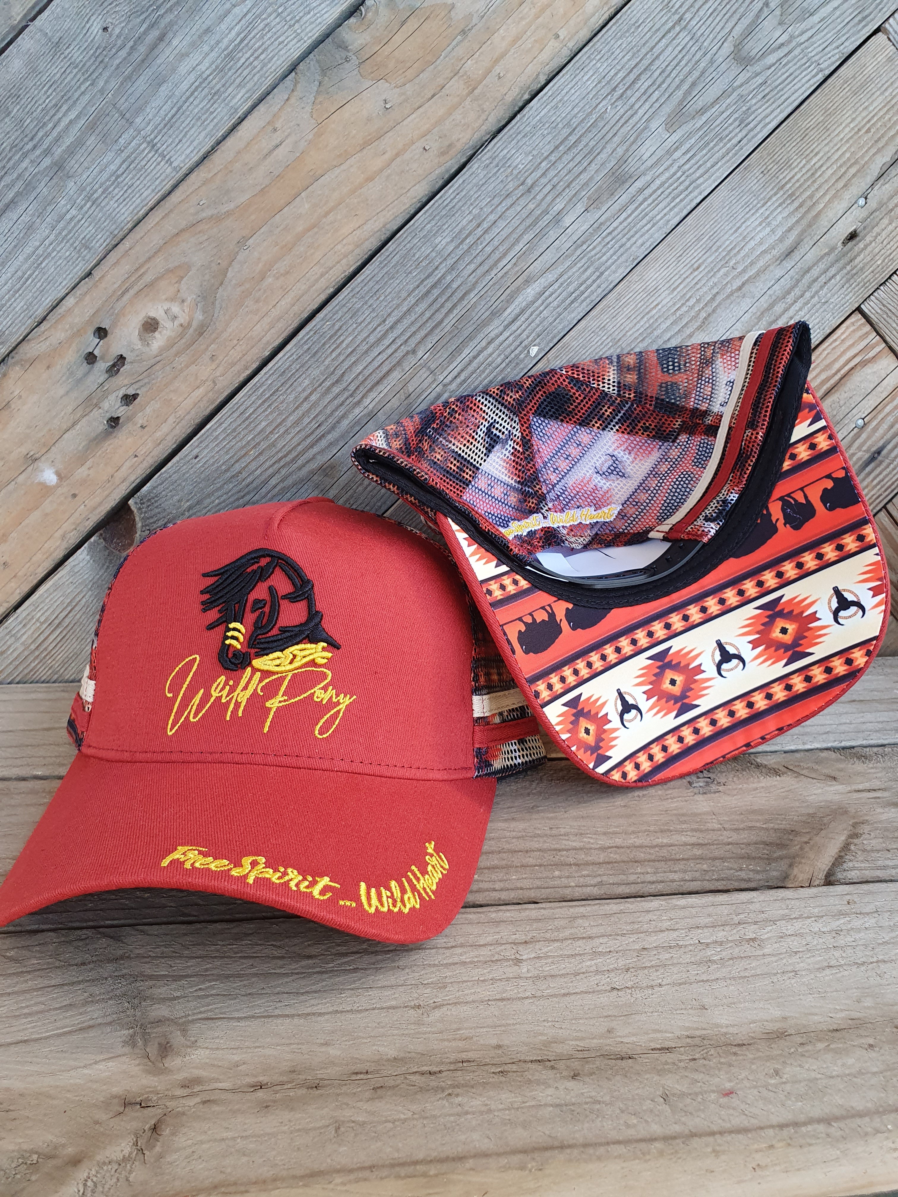 Wild Pony Trucker Cap - Aztec Buffalo