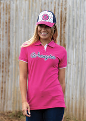 Wrangler Womens Pink Shelly Polo