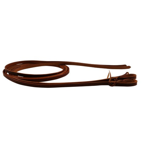 Texas-Tack 1/2" Oiled Pull-Up Split Reins 8' Tan