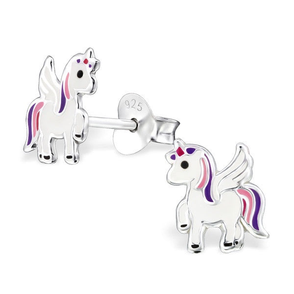 Brigalow Stirling Silver Unicorn Earings