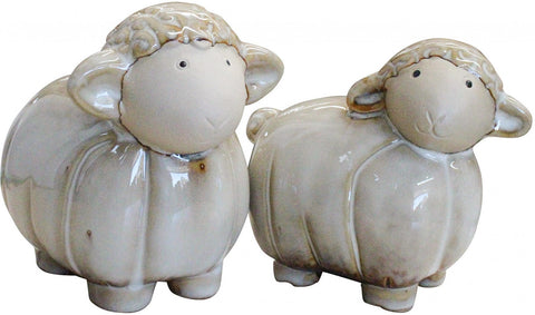 Ceramic Sheep - Set of Two