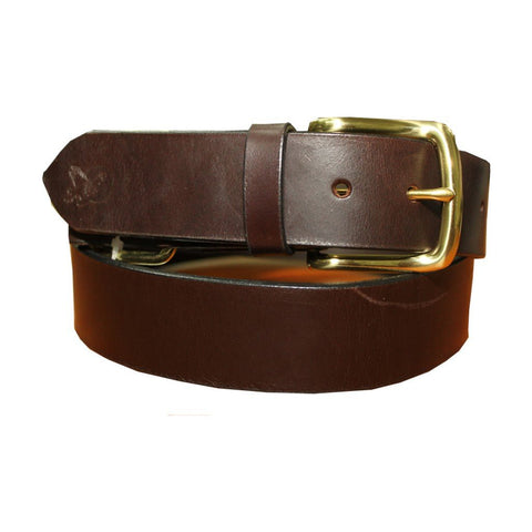 Boss Cocky Drover Brown Belt with Knife Pouch
