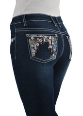 Pure Western Womens Anjelica Straight Leg Jean 32" Leg