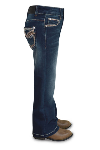 Girls Pure Western Emma Boot Cut Jeans