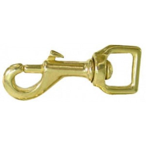 Bolt Snap Square Eye Brass