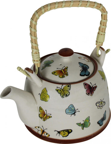 Ceramic Teapot - Butterflies