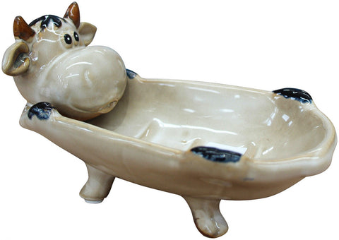 Ceramic Soap Dish - Cow