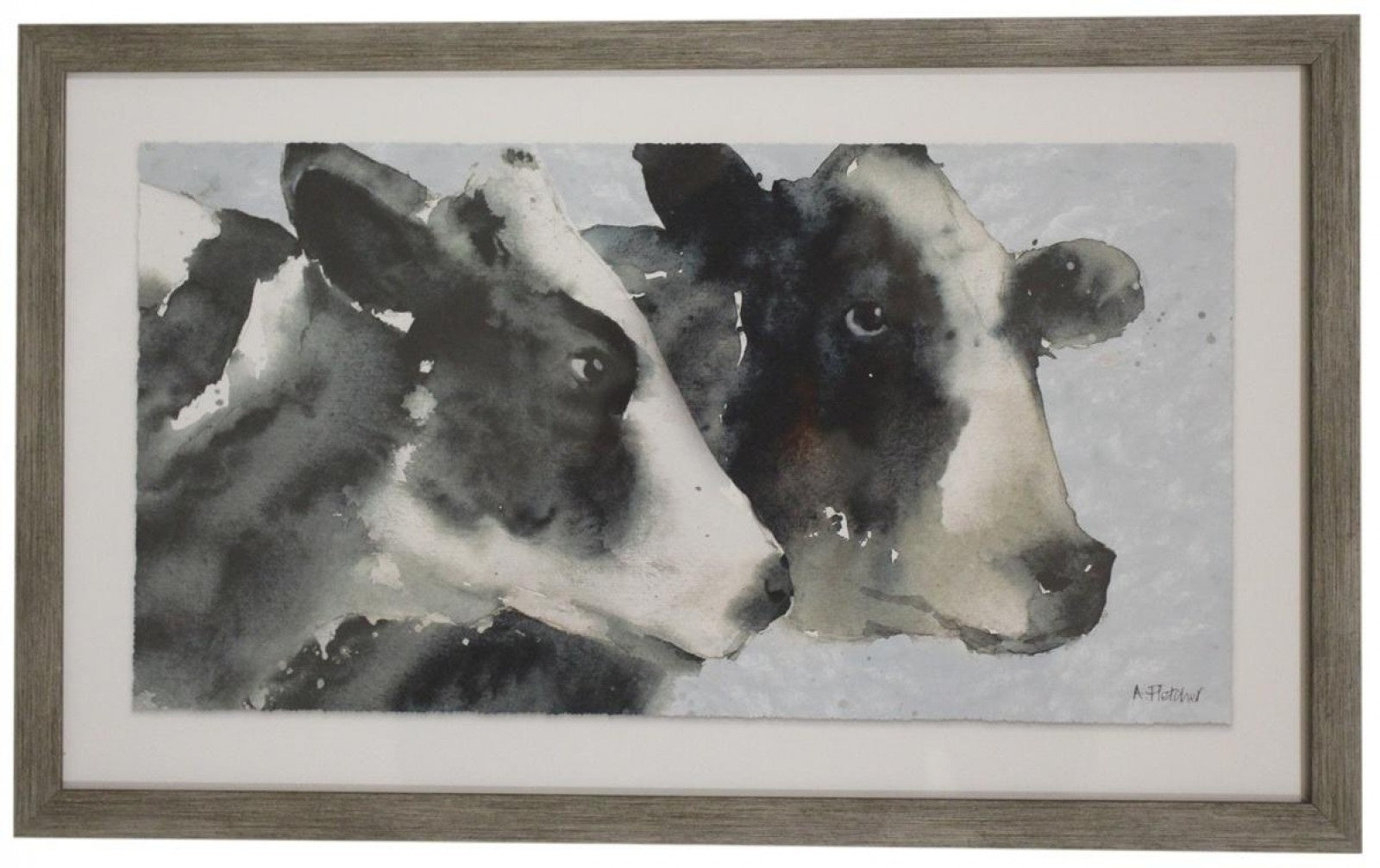 Framed Print - Pair of Cows