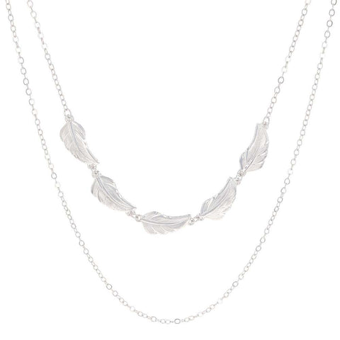 Montana Silver Stronger Together Feather Necklace