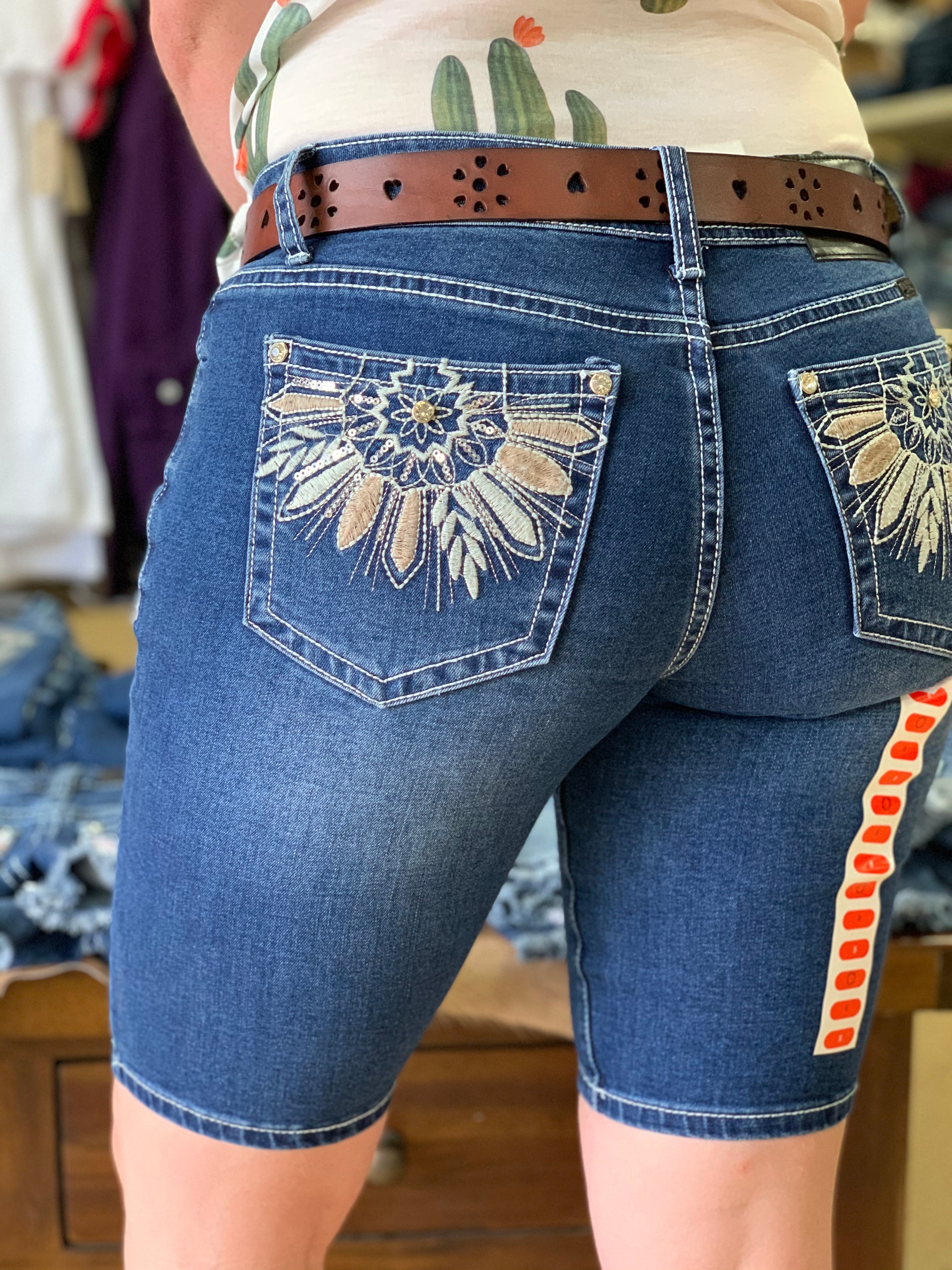 Outback Wild Child Bling Jean Short - Summit