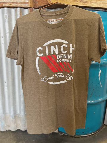 Cinch Mens Tee Shirt - Brown