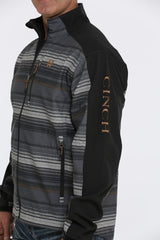 Cinch Mens Blanket Stripe Bonded Jacket | Black