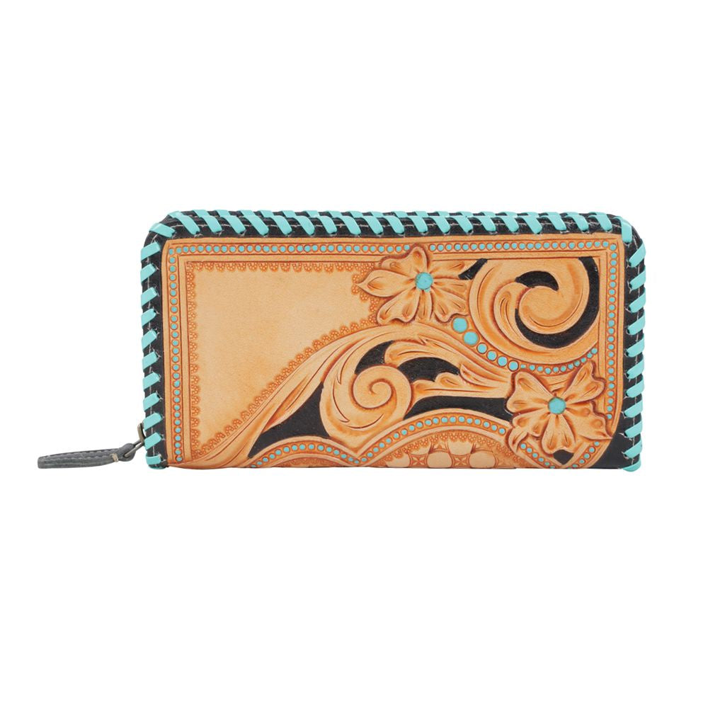 Diaphanous - Carved Leather Purse